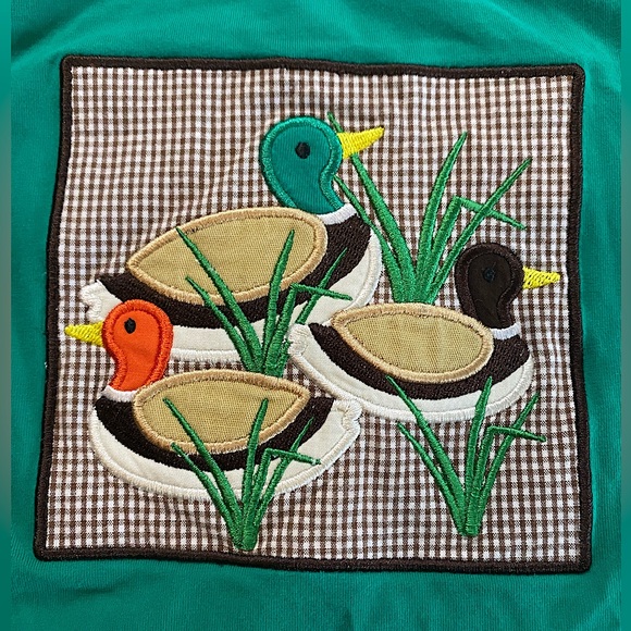 Chick and Chap, duck appliqué shirt - Picture 5 of 6